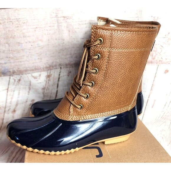 JBU By Jambu Maplewood Waterproof Navy/Tan Women’s Boots 8M Fall 2022 – Faux Fur - Picture 6 of 11